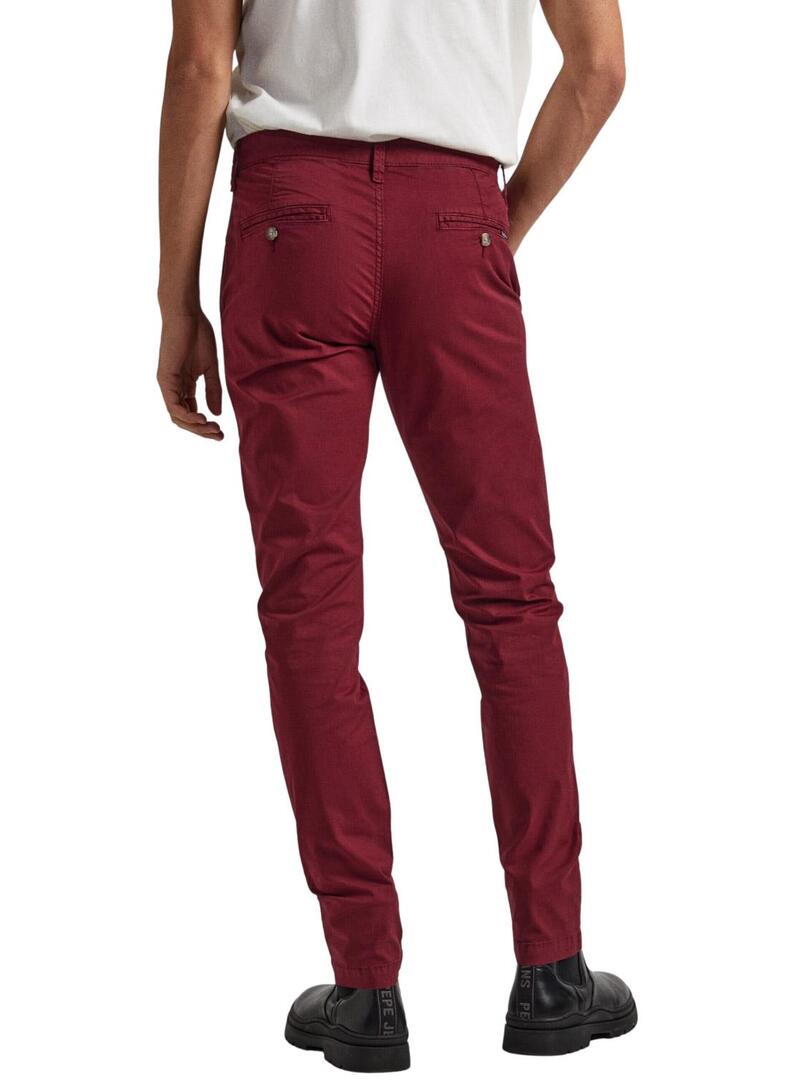 Pantaloni Pepe Jeans Carlo Rosso per Uomo