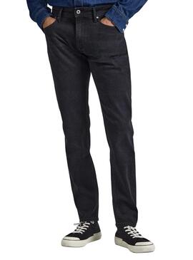 Pantaloni Jeans Pepe Jeans Stanley Nero Uomo