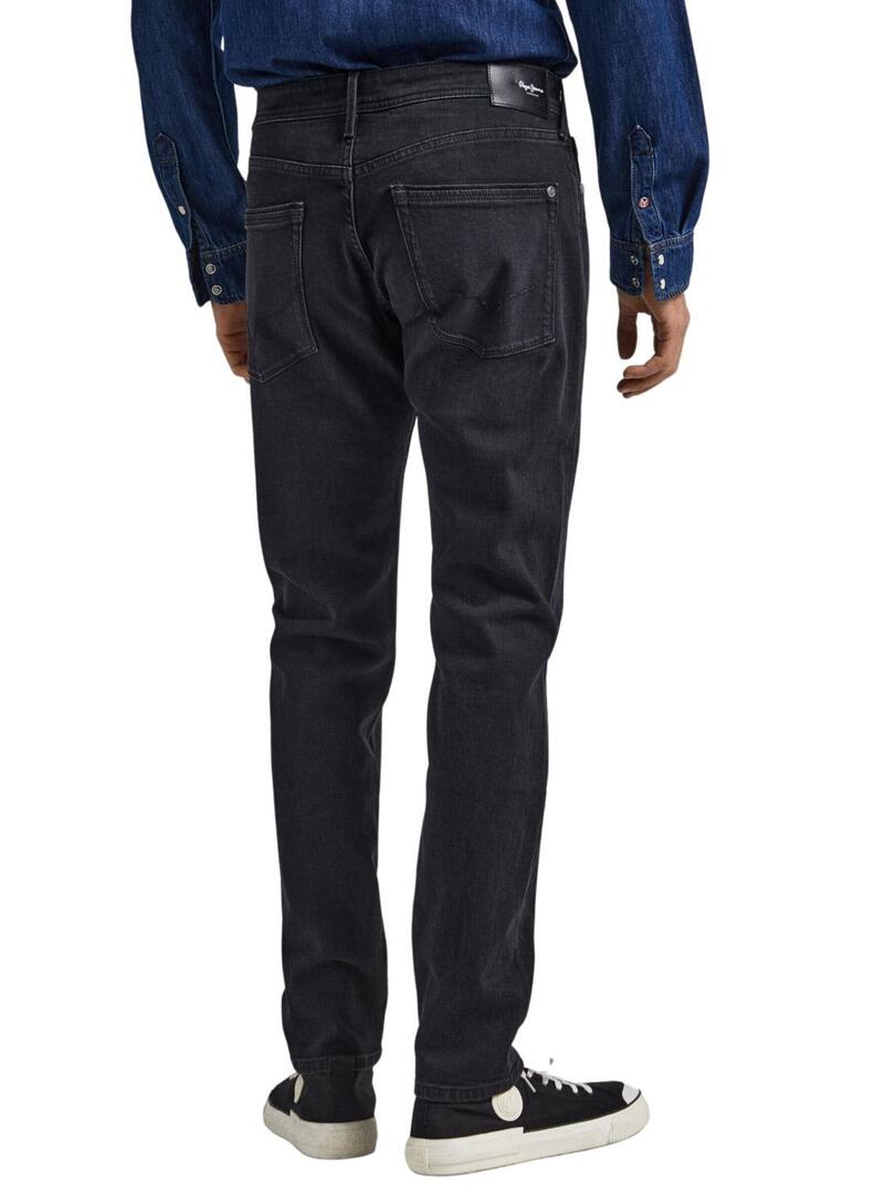 Pantaloni Jeans Pepe Jeans Stanley Nero Uomo