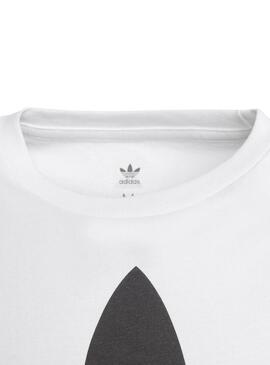 T-Shirt Adidas Trefoil Tee Bianco Bambino