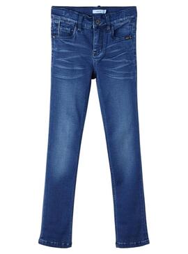 Pantaloni Name It Theo Slim 1507 Denim Blu Bambino