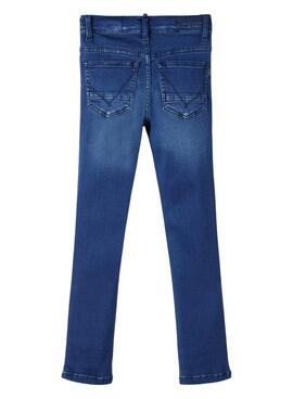 Pantaloni Name It Theo Slim 1507 Denim Blu Bambino