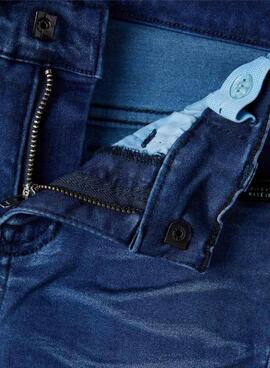 Pantaloni Name It Theo Slim 1507 Denim Blu Bambino