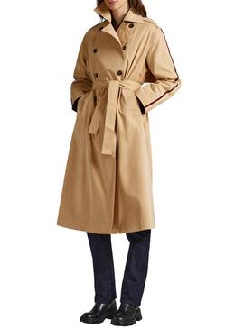 Gabardina Pepe Jeans Marla Beige per Donna