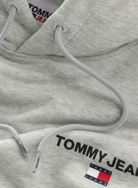 Felpa Tommy Jeans Entry Graphic Grigio Uomo