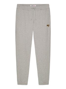 Pantaloni Tommy Jeans Signature Grigio per Uomo