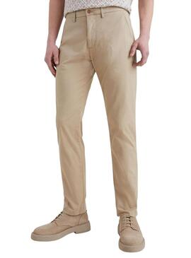 Pantaloni Tommy Hilfiger Denton 1985 Beige Uomo