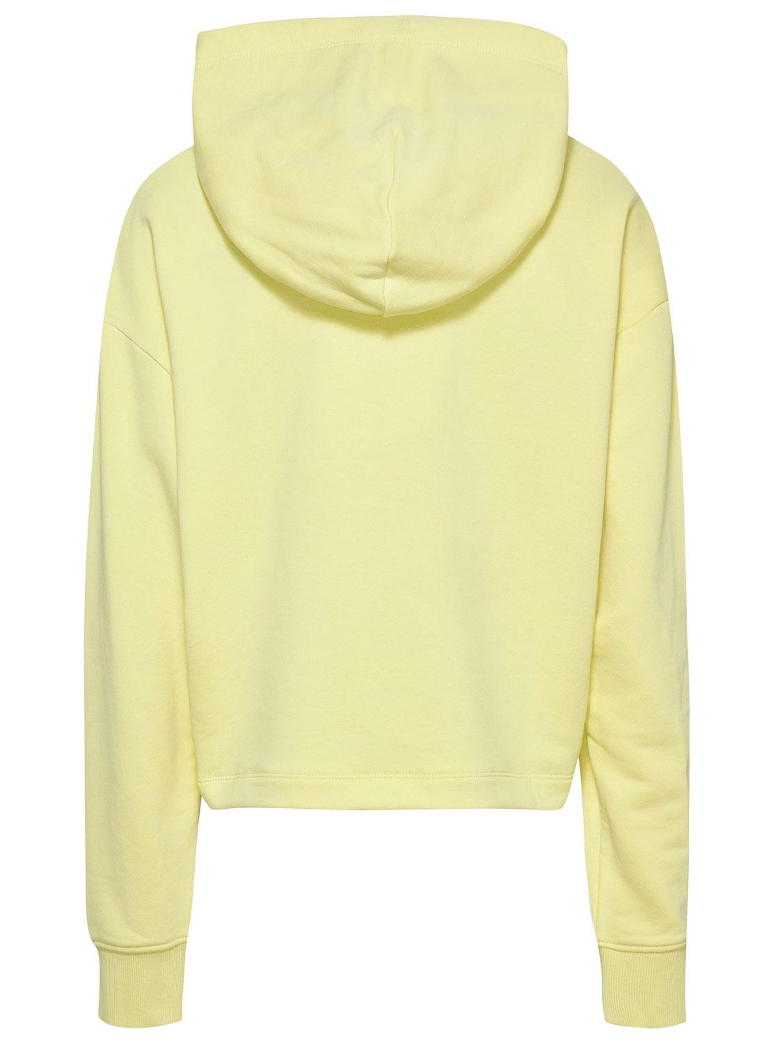 Felpa Tommy Jeans Rx Essential Giallo Donna