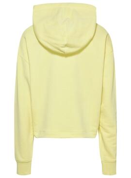 Felpa Tommy Jeans Rx Essential Giallo Donna