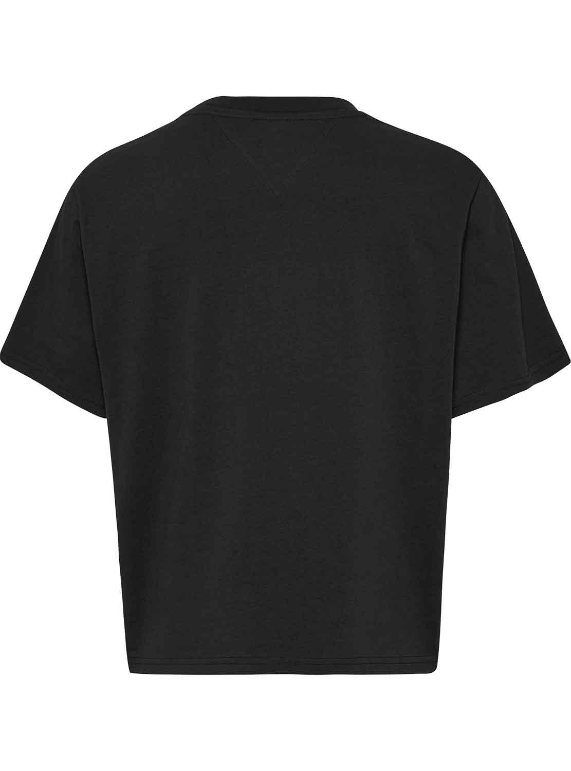 T-Shirt Tommy Jeans Classic Luxe 2 Nero Donna