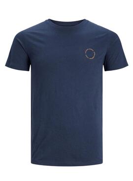 T-Shirt Jack & Jones Hiba Blu Navy per Uomo