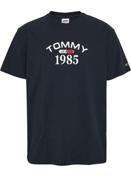 T-Shirt Tommy Jeans Classic 1985 Blu Navy Uomo