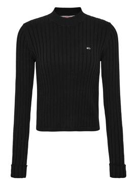 Pullover Tommy Jeans Boxy Perkins Nero Donna