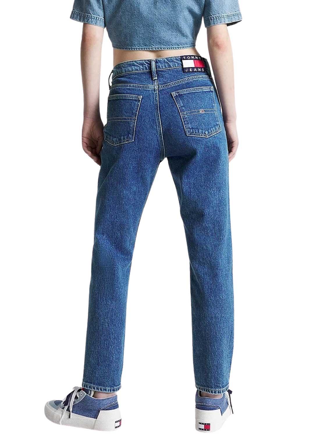 Pantaloni Jeans Tommy Jeans Izzie Blu per Donna