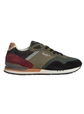 Sneakers Pepe Jeans London Forest Verde Uomo