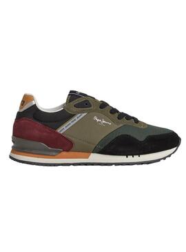 Sneakers Pepe Jeans London Forest Verde Uomo