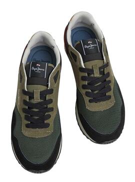 Sneakers Pepe Jeans London Forest Verde Uomo