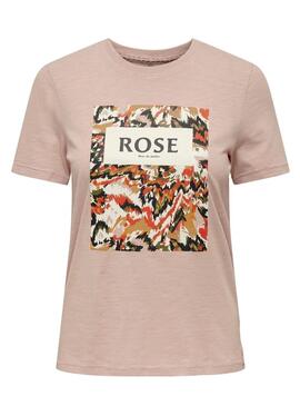 T-Shirt Only Philine Rosa per Donna