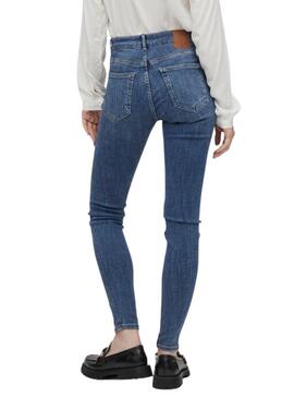 Pantaloni Jeans Vila Visarah WU02 per Donna