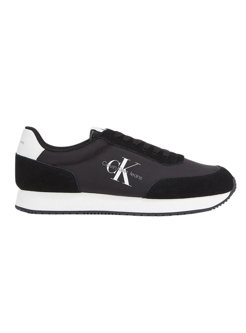 Sneakers Calvin Klein Retro Runner Nero Uomo