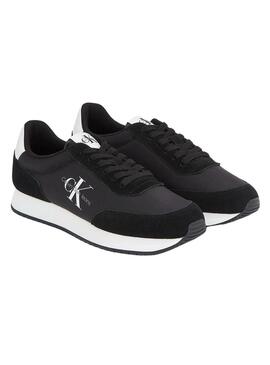 Sneakers Calvin Klein Retro Runner Nero Uomo