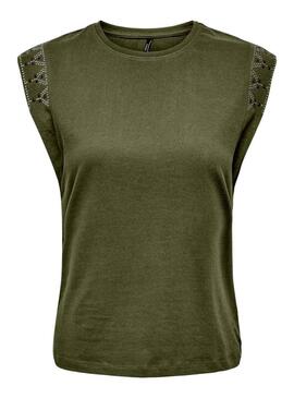 T-Shirt Only Tana Life Verde per Donna