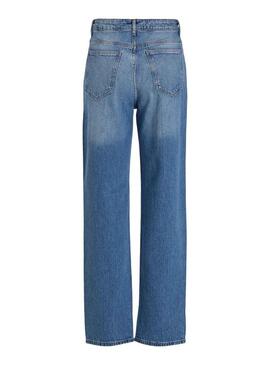 Pantaloni Jeans Vila Vikelly conosce Blu per Donna