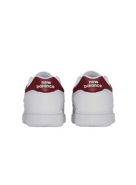 Sneakers New Balance 480 Bianco e Bordeaux