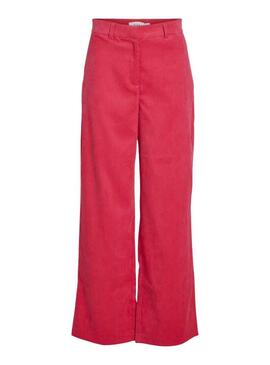 Pantaloni Vila Vicurdie Wide Rosa per Donna