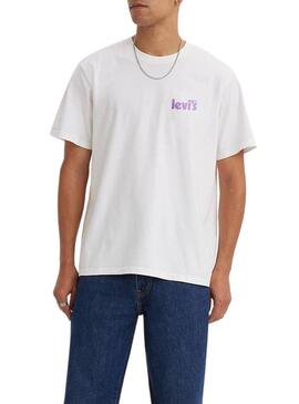 T-Shirt Levis Relaxed Fit Marca Bianco Uomo