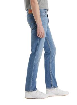 Pantaloni Jeans Levis 511 Slim Blu per Uomo