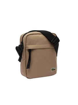 Borsa Lacoste Vertical Camara Beige Uomo