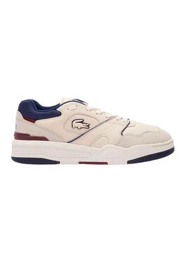 Scarpe Lacoste Lineshot Beige Marino Uomo