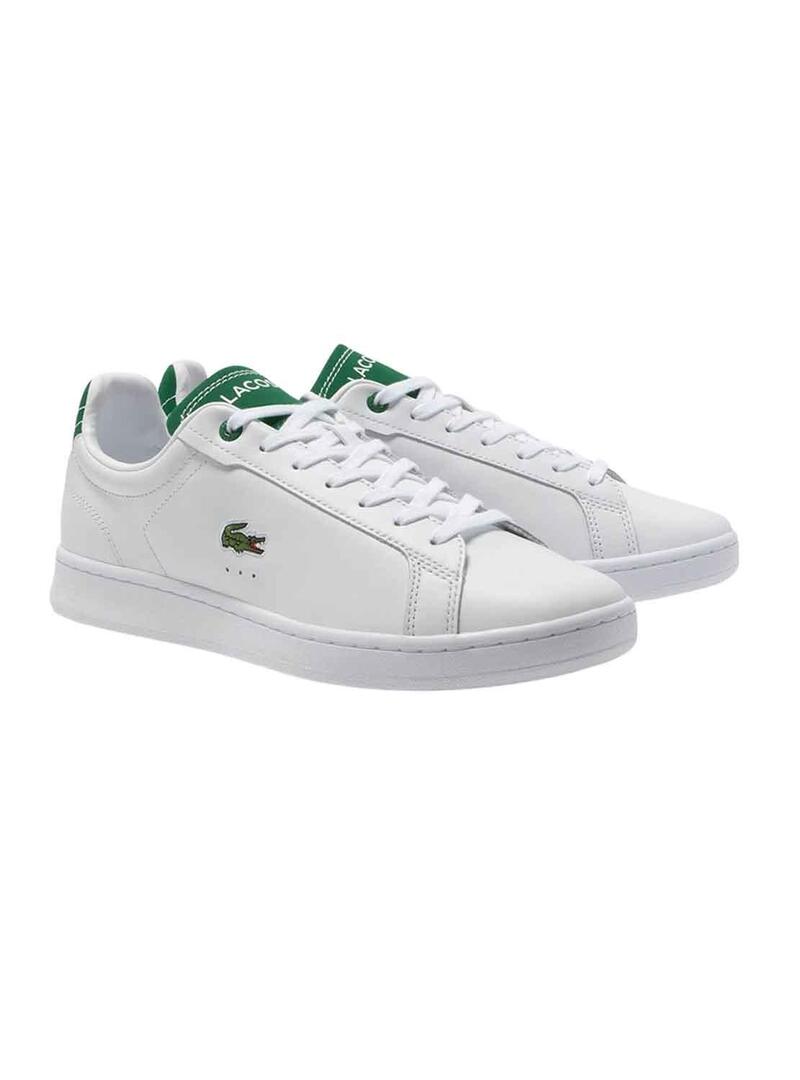 Sneakers Lacoste Carnaby Pro Bianco Verde Uomo