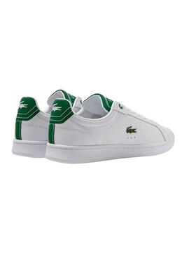 Sneakers Lacoste Carnaby Pro Bianco Verde Uomo