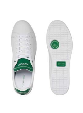 Sneakers Lacoste Carnaby Pro Bianco Verde Uomo