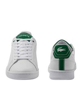 Sneakers Lacoste Carnaby Pro Bianco Verde Uomo