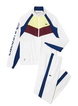 Tuta sportiva Lacoste Tennis x Daniil Medvedev Bianco