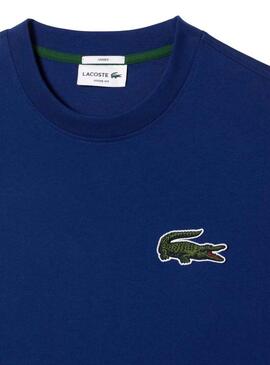 T-Shirt Lacoste Loose Fit Blu Royal Uomo Donna