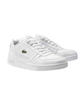 Sneakers Lacoste T-Clip Bianco per Donna