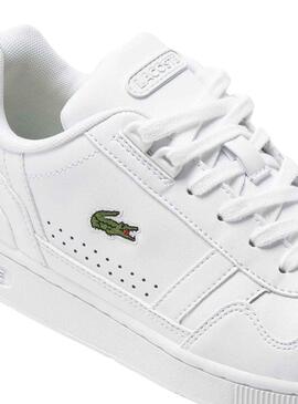 Sneakers Lacoste T-Clip Bianco per Donna