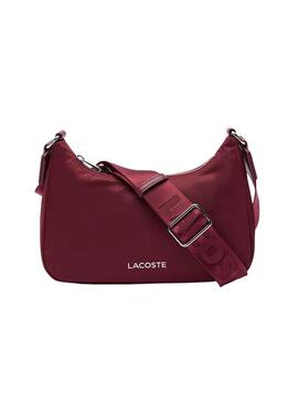 Borsa Lacoste Hobo Bag Bordeaux per Uomo Donna