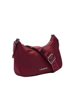 Borsa Lacoste Hobo Bag Bordeaux per Uomo Donna