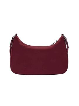 Borsa Lacoste Hobo Bag Bordeaux per Uomo Donna