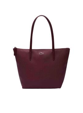 Borsa Lacoste Shopping Bag Small Bordeaux Donna