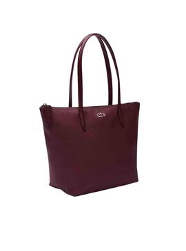 Borsa Lacoste Shopping Bag Small Bordeaux Donna