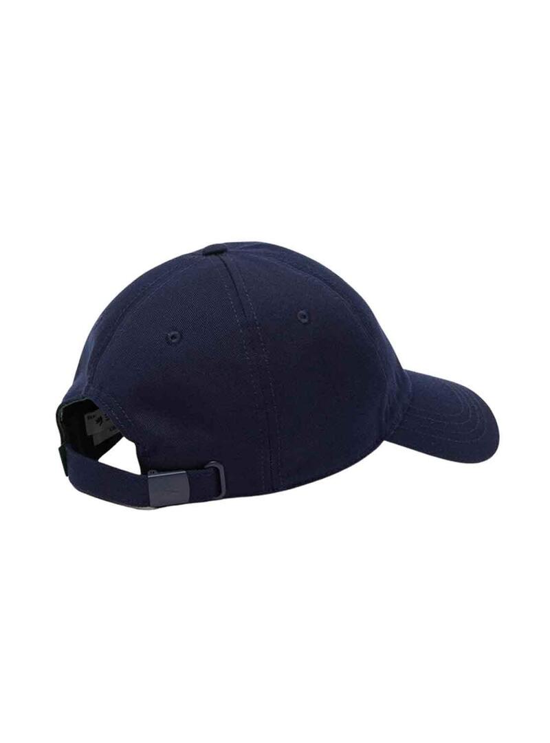 Berretto Lacoste Sarga Blu Navy Uomo Y Donna