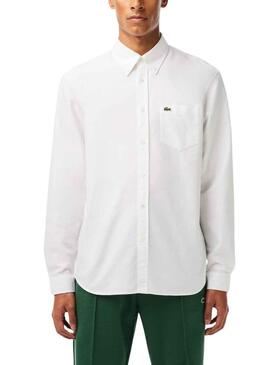 Camicia Lacoste Casual Bianco per Uomo