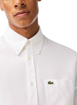 Camicia Lacoste Casual Bianco per Uomo
