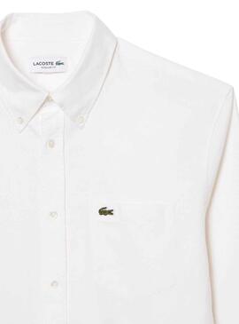 Camicia Lacoste Casual Bianco per Uomo